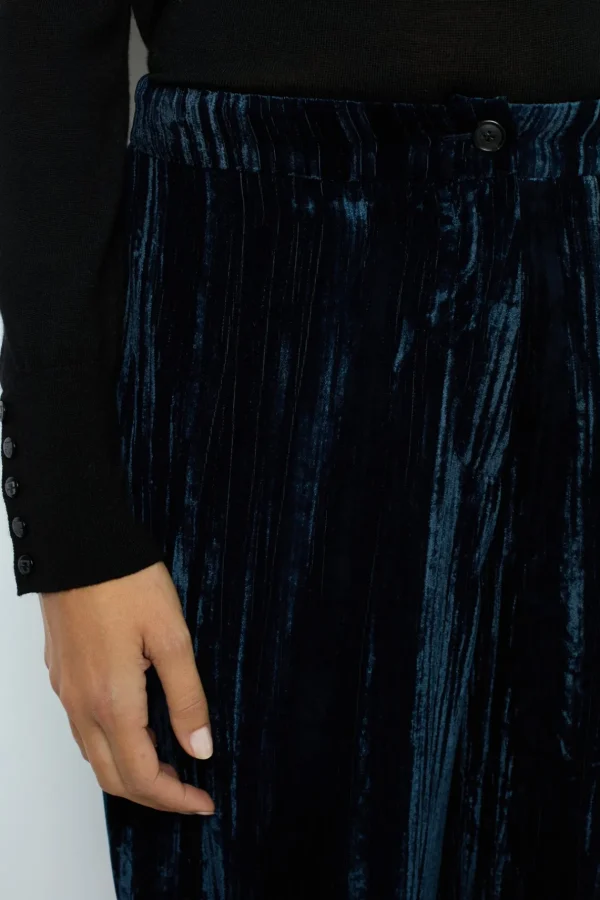 Discount Wide-leg velvet pants - NORIA Trousers | Suits & Outfits