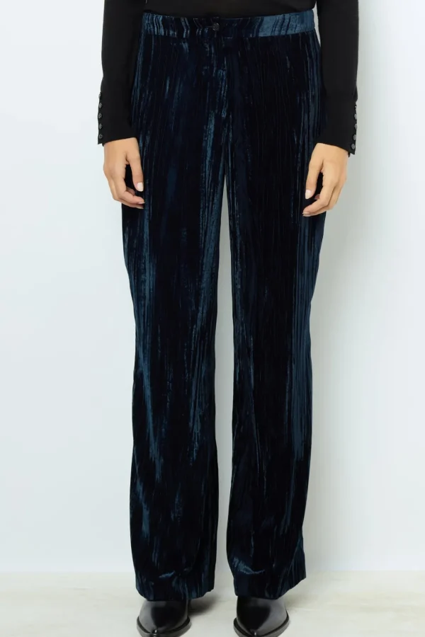 Discount Wide-leg velvet pants - NORIA Trousers | Suits & Outfits