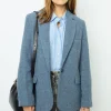 Shop Wool blend blazer - MARINE Jackets