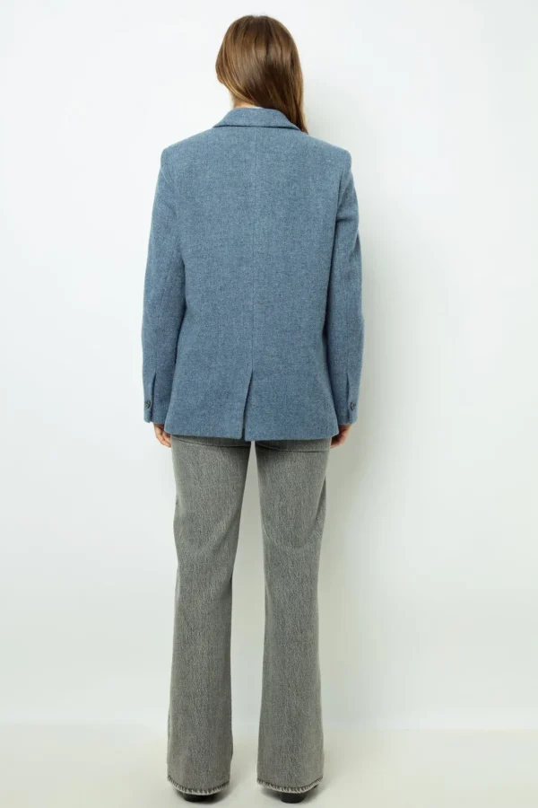 Shop Wool blend blazer - MARINE Jackets
