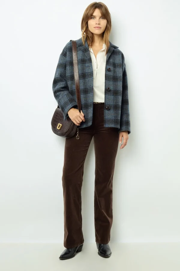 Hot Wool check jacket - MAYSSANE Jackets