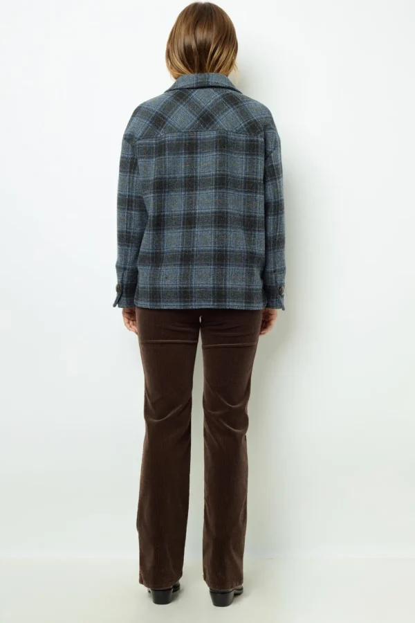 Hot Wool check jacket - MAYSSANE Jackets