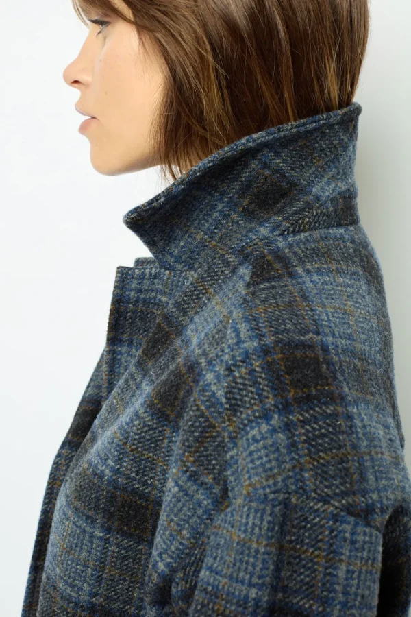 Hot Wool check jacket - MAYSSANE Jackets