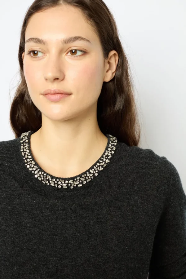 Best Sale Wool sweater with jewel - JOCELYNE Knitwear