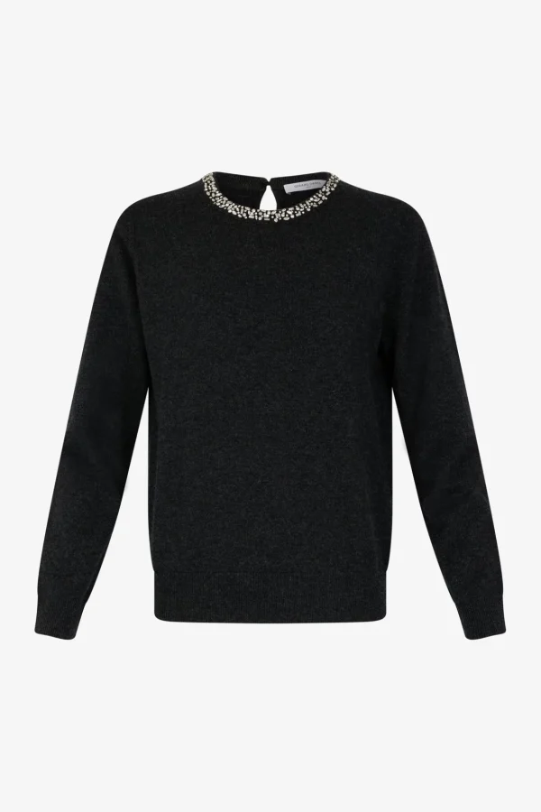 Best Sale Wool sweater with jewel - JOCELYNE Knitwear