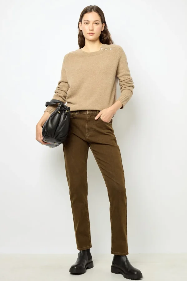 Cheap Wool sweater with rhineston